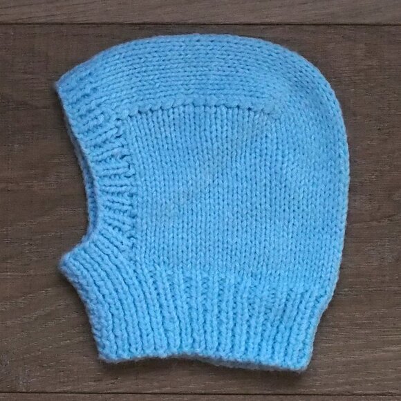 Hand Knit | Baby Blue Hat - Picture 2 of 3